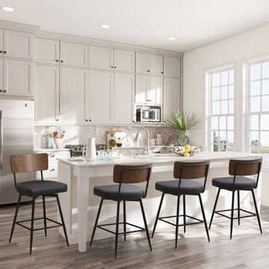 Corrigan Studio Drees Swivel Counter Bar Stool Reviews Wayfair